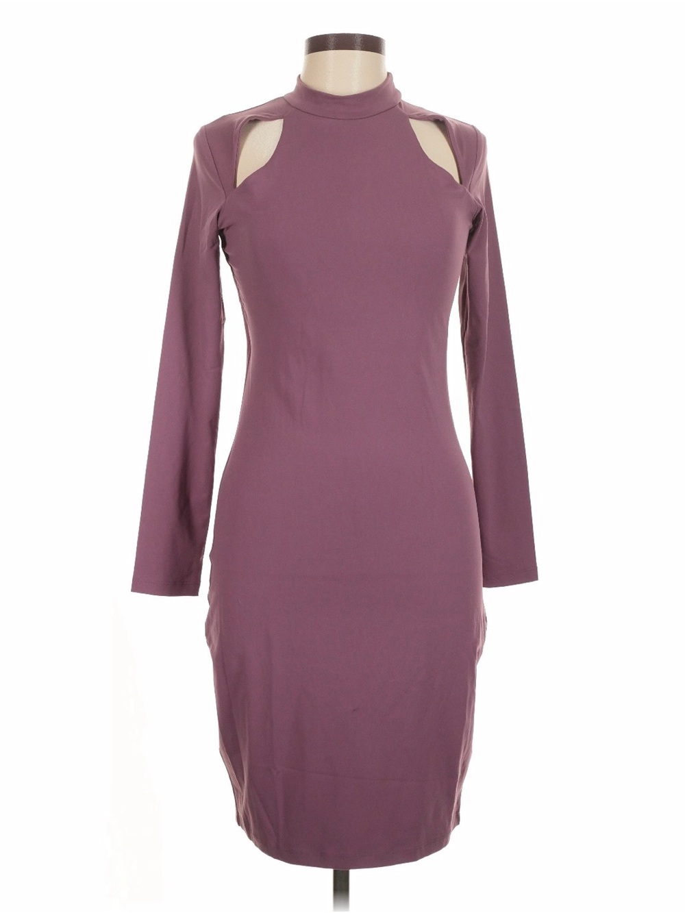 Susana Monaco Cold Shoulder Long Sleeve Bodycon Dress NWT Size Medium